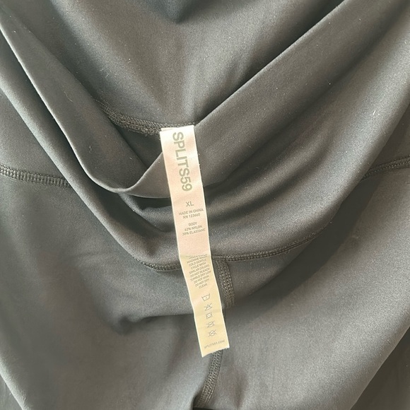 Splits59 Raquel High Waist Flare Black Leggings - Picture 2 of 9